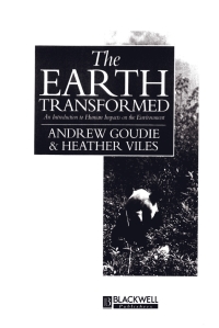 Cover image: The Earth Transformed 1st edition 9780631194651