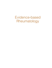 صورة الغلاف: Evidence-Based Rheumatology 1st edition 9780727914460