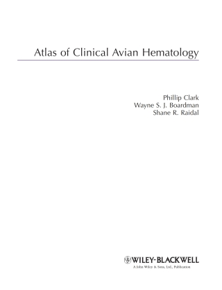 Cover image: Atlas of Clinical Avian Hematology 1st edition 9781405192484