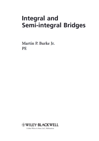 Imagen de portada: Integral and Semi-Integral Bridges 1st edition 9781405194181