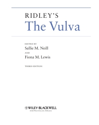 Cover image: Ridley's The Vulva 3rd edition 9781405168137