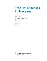 Cover image: Tropical Diseases in Travelers 1st edition 9781405184410