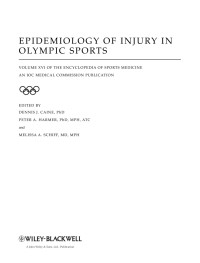 Imagen de portada: Epidemiology of Injury in Olympic Sports 1st edition 9781405173643
