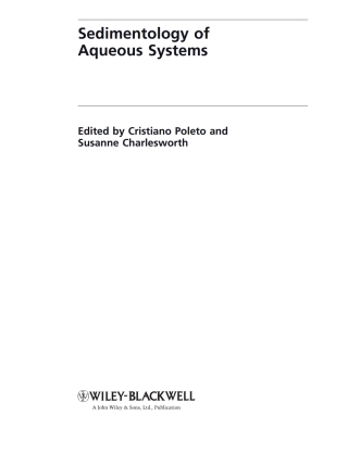Imagen de portada: Sedimentology of Aqueous Systems 1st edition 9781444332902