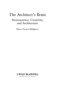 Cover image: The Architect's Brain 1st edition 9781405195850