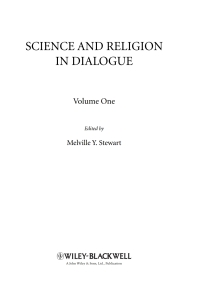 Imagen de portada: Science and Religion in Dialogue 1st edition 9781405189217