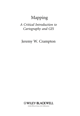 Immagine di copertina: Mapping 1st edition 9781405121729