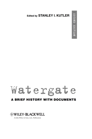 表紙画像: Watergate 1st edition 9781405188487