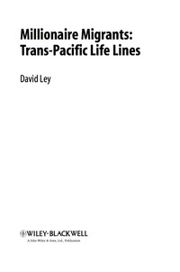صورة الغلاف: Millionaire Migrants: Trans-Pacific Life Lines 1st edition 9781405192927