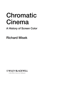 Imagen de portada: Chromatic Cinema 1st edition 9781444332391