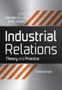 Cover image: Industrial Relations: Theory and Practice 3rd edition 9781444308853