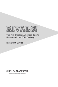 صورة الغلاف: Rivals! 1st edition 9781405177658