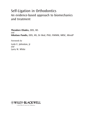 Titelbild: Self-Ligation in Orthodontics 1st edition 9781405181907