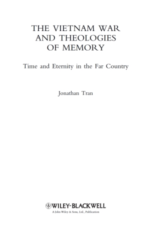 Cover image: The Vietnam War and Theologies of Memory 1st edition 9781405183208