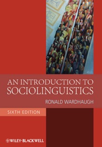 Cover image: An Introduction to Sociolinguistics 1st edition