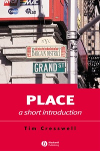 Cover image: Place: A Short Introduction 1st edition 9781405106726