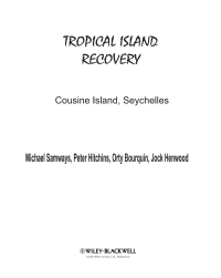 صورة الغلاف: Tropical Island Recovery 1st edition 9781444333091