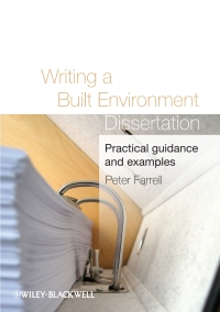 Imagen de portada: Writing a Built Environment Dissertation 1st edition 9781405198516