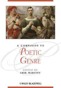 Cover image: A Companion to Poetic Genre 1st edition 9781444336733