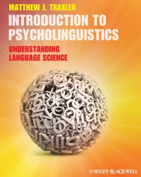 Cover image: Introduction to Psycholinguistics 1st edition 9781405198622