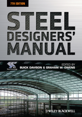 Cover image: Steel Designers' Manual 7th edition 9781119249863