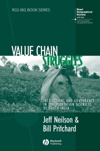 Imagen de portada: Value Chain Struggles: Institutions and Governance in the Plantation Districts of South India 1st edition 9781405173933