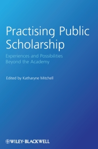 Imagen de portada: Practising Public Scholarship 1st edition 9781405189125