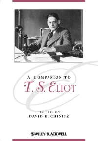 Cover image: A Companion to T. S. Eliot 1st edition 9781118647097