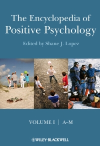 Cover image: The Encyclopedia of Positive Psychology 1st edition 9781118344675