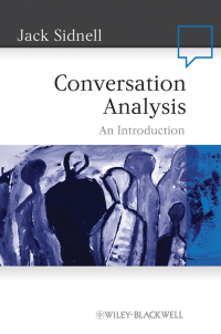 Cover image: Conversation Analysis 1st edition 9781405159005