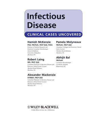 Cover image: Infectious Disease 1st edition 9781405168915