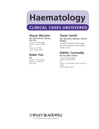 Cover image: Haematology, eTextbook 1st edition 9781405183222