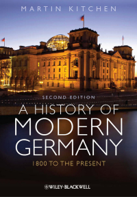 Cover image: A History of Modern Germany 2nd edition 9780470655818