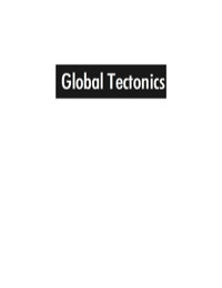 Cover image: Global Tectonics 3rd edition