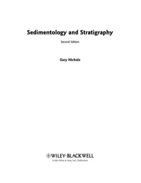 Cover image: Sedimentology and Stratigraphy 2nd edition