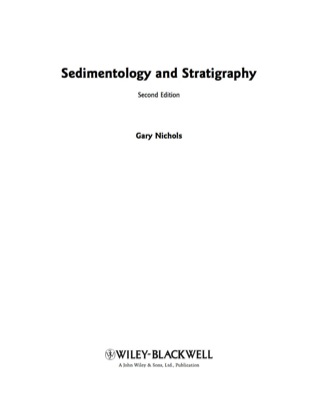 Cover image: Sedimentology and Stratigraphy 2nd edition