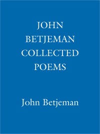 Cover image: John Betjeman Collected Poems 9780719568503