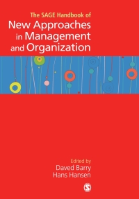 Omslagafbeelding: The SAGE Handbook of New Approaches in Management and Organization 1st edition 9781412912181