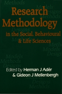 صورة الغلاف: Research Methodology in the Social, Behavioural and Life Sciences 1st edition 9780761958840