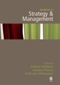 Omslagafbeelding: Handbook of Strategy and Management 1st edition 9781412921213