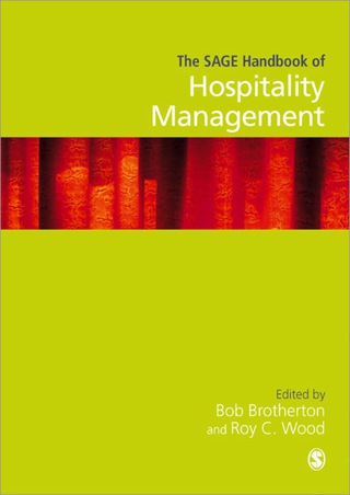 Cover image: The SAGE Handbook of Hospitality Management 1st edition 9781412900256