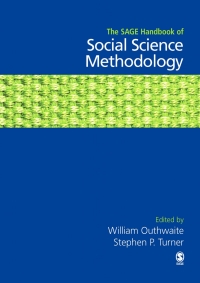 Cover image: The SAGE Handbook of Social Science Methodology 1st edition 9781412901192