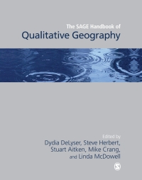 Imagen de portada: The SAGE Handbook of Qualitative Geography 1st edition 9781412919913