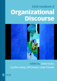 Imagen de portada: The SAGE Handbook of Organizational Discourse 1st edition 9780761972259