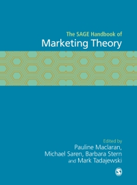 Imagen de portada: The SAGE Handbook of Marketing Theory 1st edition 9781847875051