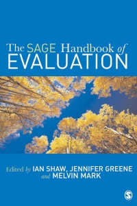 Immagine di copertina: The SAGE Handbook of Evaluation 1st edition 9780761973058