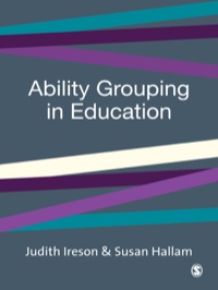 Omslagafbeelding: Ability Grouping in Education 1st edition 9780761972082