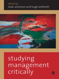 Cover image: Studying Management Critically 1st edition 9780761967361