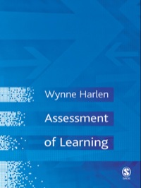Imagen de portada: Assessment of Learning 1st edition 9781412935197