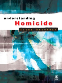 Immagine di copertina: Understanding Homicide 1st edition 9780761947547